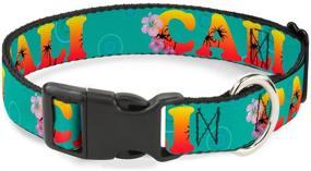 img 2 attached to Buckle Down Plastic Clip Collar Tropical
