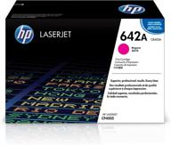 🖨️ hp 642a magenta toner cartridge | compatible with hp color laserjet cp4005 series | cb403a logo