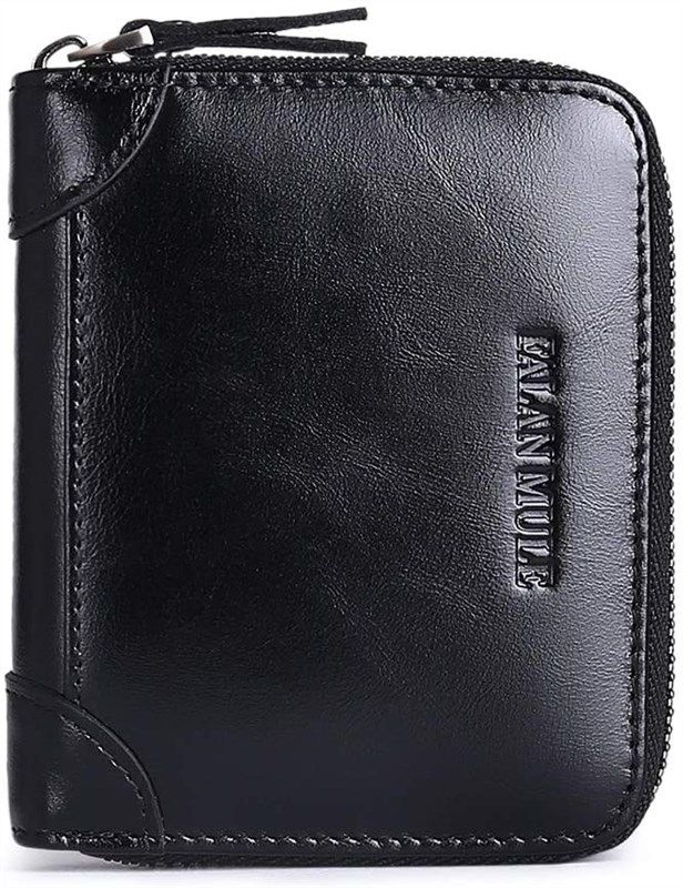 leather wallet closure portable removable men's accessories 标志