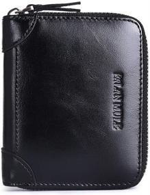 img 4 attached to 👜 Versatile Leather Wallet: Portable, Removable Men's Accessories with Secure Closure