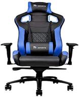 🎮 thermaltake tt esports gt fit f100: ergonomic gaming chair in black/blue - racing bucket seat style for ultimate comfort логотип