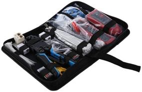 img 4 attached to 🔧 Enhanced Network Maintenance Tool Kit with Zoostliss Network Power, High-Quality Blade, Protective Cable Tester, 200R Network Pliers, and Wire Tracker