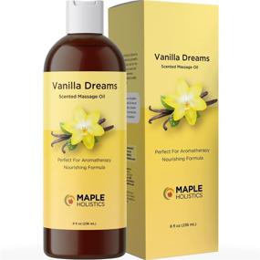 img 4 attached to Sumptuous Vanilla Scented Massage Oil for Couples - Relaxing Almond Oil Blend for Skin & Aromatherapy at Home Spa