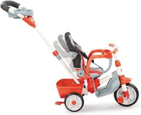 img 1 attached to Little Tikes 5-in-1 Deluxe Ride & Relax Trike - Red, with Reclining Feature