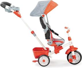 img 2 attached to Little Tikes 5-in-1 Deluxe Ride & Relax Trike - Red, with Reclining Feature