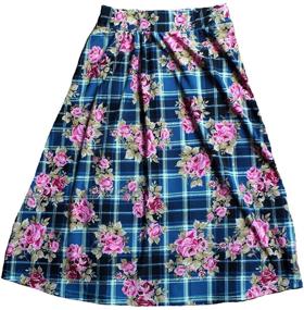 img 3 attached to 👗 Mon Petit Genevieve Girls 4-10 Maxi Skirt: Stylish Casual Prints and Solid Colors for Everyday Wear