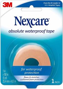 img 4 attached to 🩹 3M - Nexcare Absolute 66775 Flexible Waterproof Tape for First Aid - 1 inch x 180 inches