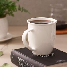 img 1 attached to Top-rated LIFVER 12 Ounces Coffee Large Porcelain Mug - Premium Quality and Stunning Design!