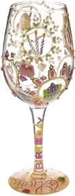 img 3 attached to Royal Celebration: Designs by Lolita ‘Queen 👑 For a Day’ 15 oz. Hand-painted Artisan Wine Glass