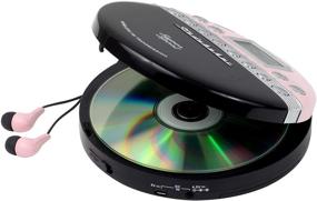 img 2 attached to 🎧 Studebaker SB3705PB Super Sport Portable CD Player - Wirelessly Plays CDs via Car Radio, offers FM Stereo Radio and Color Coordinated Earbuds