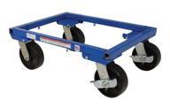 📦 vestil atd-1622-6 steel adjustable tote dolly, 3000 lbs capacity, 6" casters, maximum usable 34" length x 24" width logo