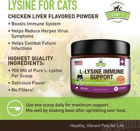 img 3 attached to 🐱 Lysine Supplement for Cats - L-Lysine Powder Cat Supplements - 900mg, 200 Scoops - Lysine Kitten, Cat Immune System Support for Cold, Sneezing, Eye Health, Upper Respiratory Infection Treatment - Made in the USA