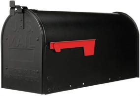 img 4 attached to 📬 Gibraltar Mailboxes ADM16B01 Admiral Large Post-Mount Mailbox in Classic Black - Efficient and Stylish Letter Storage Solution