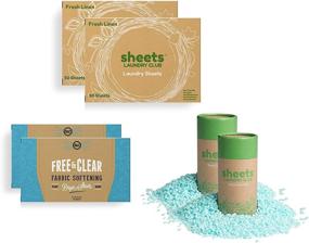 img 4 attached to The Largest 100-Load Laundry Detergent Sheets: Ultra Concentrated with Scent Boosters, Fresh Linen Scent, Plant-Based, Hypoallergenic, Safe for Sensitive Skin. Easy to Use & Breeze to Use!