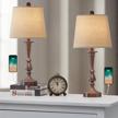 oneach usb table lamps set of 2 for living room 22 logo