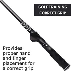 img 1 attached to 🏌️ Maximize Your Swing Power and Tempo with Asyxstar Golf Swing Trainer Aid & Warm Up Stick