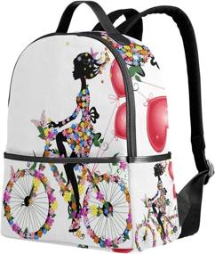 img 3 attached to Stylish African American Teenagers Bicycle Backpack: Enhance Your Cycling Experience