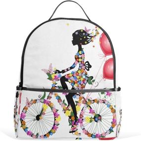 img 4 attached to Stylish African American Teenagers Bicycle Backpack: Enhance Your Cycling Experience