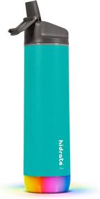 img 4 attached to 💧 The HidrateSpark STEEL Smart Water Bottle with Straw Lid: Track Water Intake, Stay Hydrated, and Get Glow Reminders