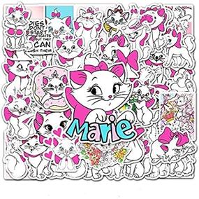 img 3 attached to 50 Pcs Marie-Cat Stickers: Waterproof Decals for Kids, Teens & Girls – Durable, Aesthetic, Trendy Stickers for Laptop, Computer, Phone