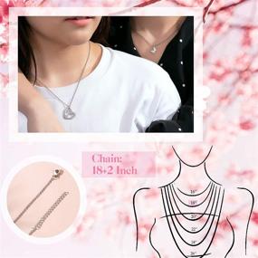 img 3 attached to 🦋 Shonyin Mother Daughter Matching Necklace Set for 2/3PCS, 18+2 inch Chain, Cutout Butterfly Mommy and Me Necklace Jewelry - Ideal Christmas Birthday Gifts for Mom and Women