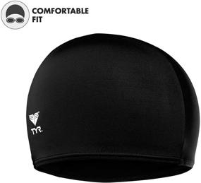 img 2 attached to 🏊 LYCRA TYR Swim Cap for Enhanced Performance