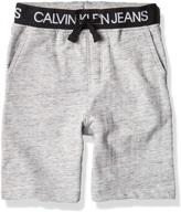 calvin klein waistband heather 16 boys' clothing for shorts logo