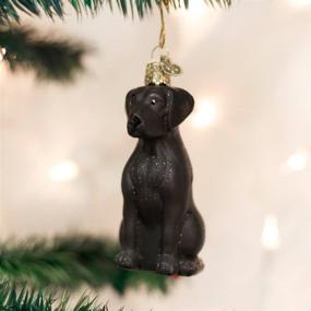 img 3 attached to Timeless Christmas Charm: Black Labrador Dog Glass Blown Ornaments for your Festive Tree