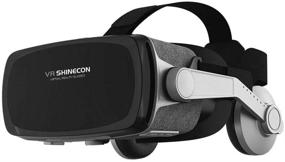 img 4 attached to 🎮 Новая версия VR-гарнитуры: SHINECON VR-очки для фильмов, видео, игр - 3D VR-очки для iPhone, Android и других устройств (4,7-6,2 дюйма)