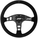 prp seats suede steering wheel logo