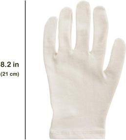 img 1 attached to 🧤 Three Pairs of Ecoland Women's Reusable Moisturizing Gloves - Made from Organic Cotton