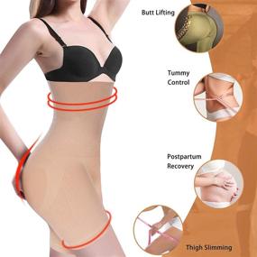 img 3 attached to Nebility Trainer Shapewear Control Hi Waist Women's Clothing