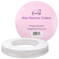 🔒 ultimate wax warmer guard: beauticom (50 pieces) universal protective collars rings for 14oz wax can logo