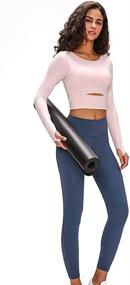img 1 attached to Workout Removable Compression Fitness Athletic Sports & Fitness