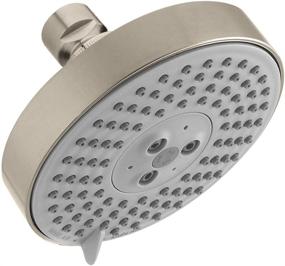 img 4 attached to 🚿 Premium Hansgrohe Raindance S 5-inch Showerhead with Easy Install & Modern Design - 3-Spray BalanceAir, Whirl, RainAir for Ultimate Comfort, Brushed Nickel Finish - 27457821