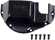 rugged ridge dmc-16597.44 skid plate with jeep logo for dana 44: durable protection and style logo