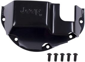img 1 attached to Rugged Ridge DMC-16597.44 Skid Plate with Jeep Logo for Dana 44: Durable Protection and Style