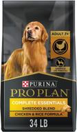 🐶 purina pro plan adult 7+ high protein senior dry and wet dog food (packaging may differ) logo