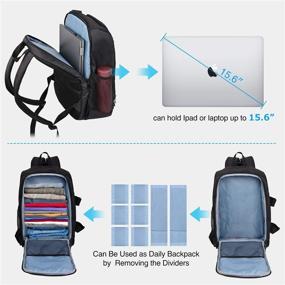 img 3 attached to 📷 Yesker Camera Bag: Waterproof Camera Backpack with Laptop Pocket, Rain Cover, Tripod Holder - Ideal for Women & Men Photographers Traveling with DSLR Cameras, Lenses, and Flashlight