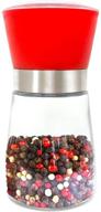 🧂 honbay premium red home high grips manual salt or pepper grinder mill shakers - top quality kitchen utensil logo