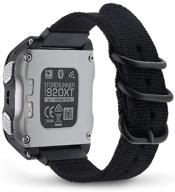 c2d joy garmin forerunner 920xt replacement band - canvas 🏊 nylon strap for triathlon workouts - smart watch accessory for enhanced performance logo