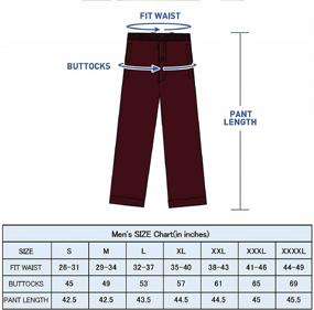 img 3 attached to HomyComy Cotton Pajama Bottoms Pockets Men's Clothing for Sleep & Lounge