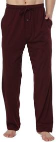 img 2 attached to HomyComy Cotton Pajama Bottoms Pockets Men's Clothing for Sleep & Lounge