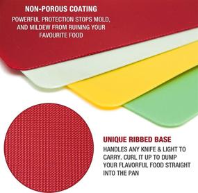 img 3 attached to 🔪 Large Flexible Chopping Board Mat Set – Non Slip Kitchen Mats – Dishwasher Safe, Foldable – Eparé Plastic Cutting Boards