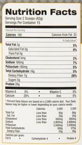 img 1 attached to NoGii Vanilla Bean Protein Powder - 1.4 lbs