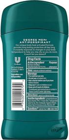 img 3 attached to 🌬️ Degree Men Antiperspirant Deodorant Stick Cool Comfort: 48 Hour Protection, Non-Irritating Formula, 2.7 oz