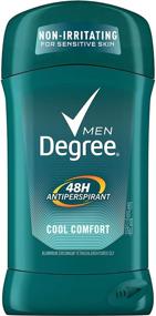 img 4 attached to 🌬️ Degree Men Antiperspirant Deodorant Stick Cool Comfort: 48 Hour Protection, Non-Irritating Formula, 2.7 oz