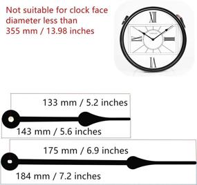 img 1 attached to High Torque Youngtown 12888 Clock Movement with Hands - I Shaft, 3/10 Inch Maximum Dial Thickness, 9/10 Inch Total Shaft Length for Enhanced SEO