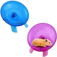 🐹 billioteam 2 pcs hamster silent exercise wheel: a must-have for a variety of small pets логотип