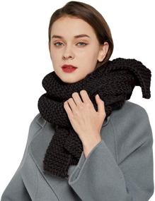 img 2 attached to Surblue Winter Scarf Pattern Outdoors Women's Accessories and Scarves & Wraps